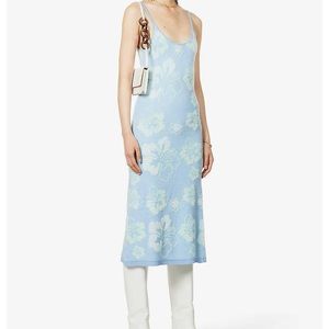 House of Sunny Hockney Dress Blue Crush Size US 4